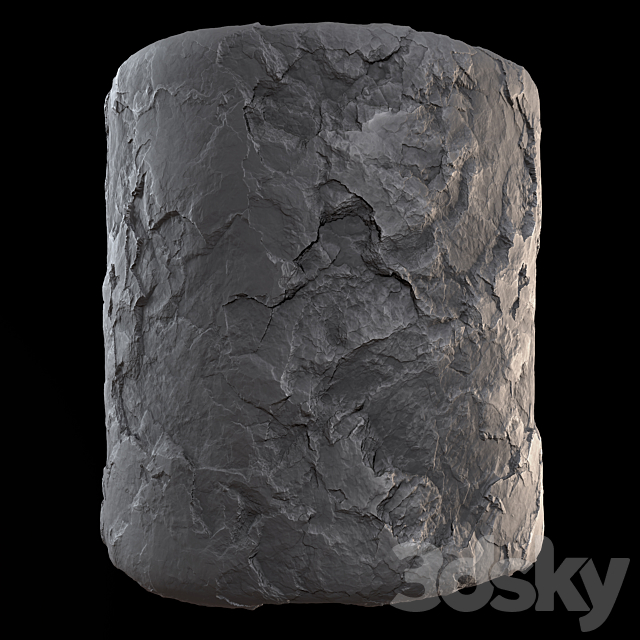 Rock cliff wall ?10 3DSMax File - thumbnail 4