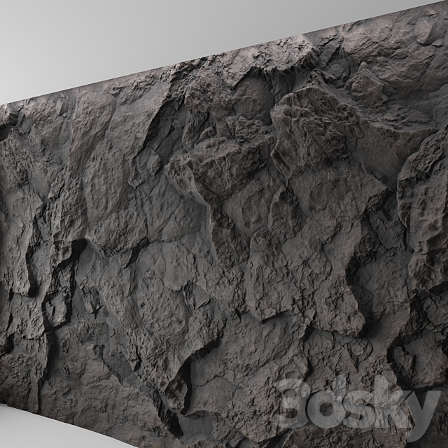 Rock cliff wall ?16 3DSMax File - thumbnail 2