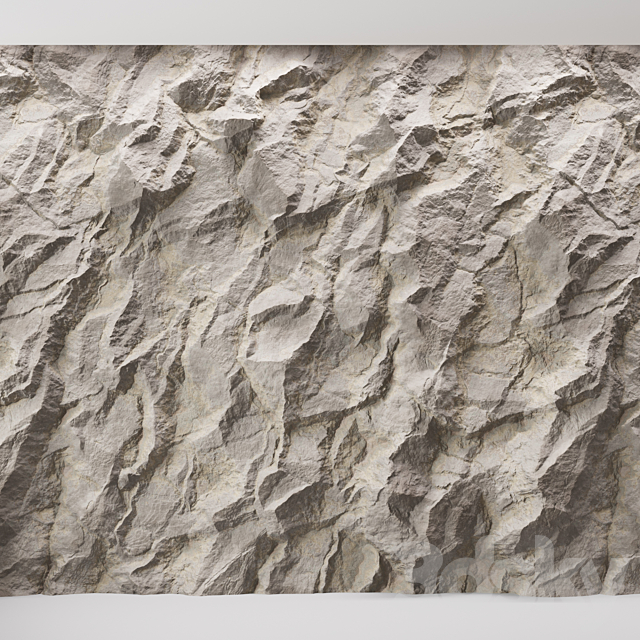 Rock cliff wall ?35 3DSMax File - thumbnail 1