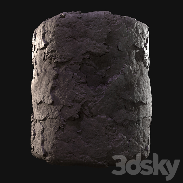 Rock cliff wall 3DSMax File - thumbnail 3