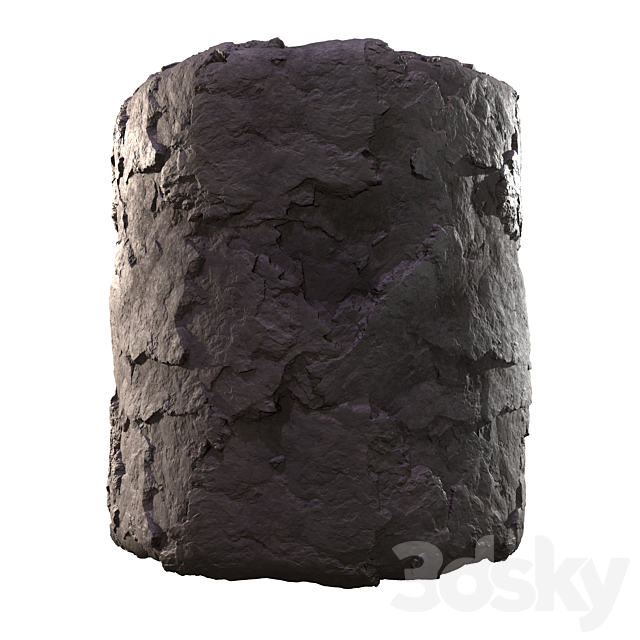 Rock cliff wall 3DSMax File - thumbnail 4