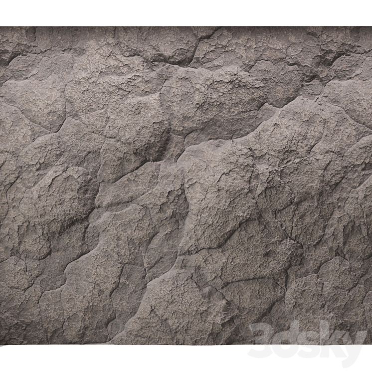 Rock cliff wall ?40 3DS Max - thumbnail 2