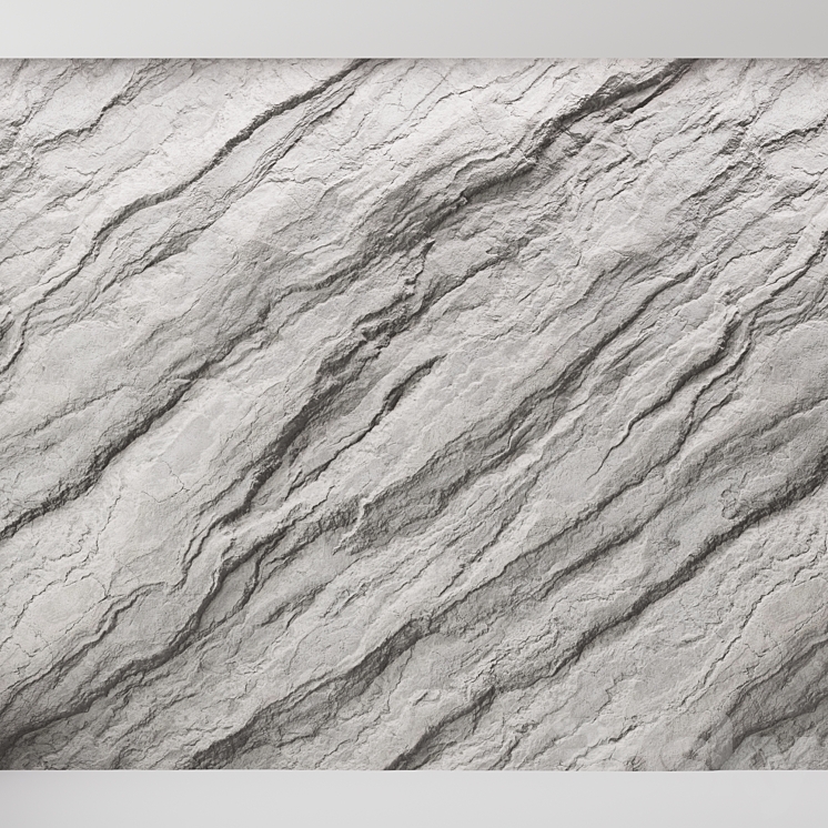 Rock cliff wall №33 3DS Max Model - thumbnail 1