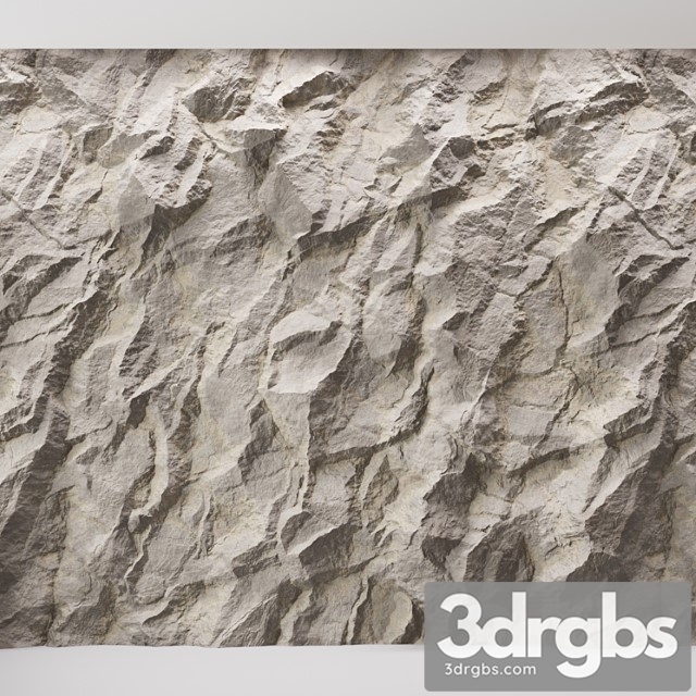 Rock cliff wall №35 3dsmax Download - thumbnail 1