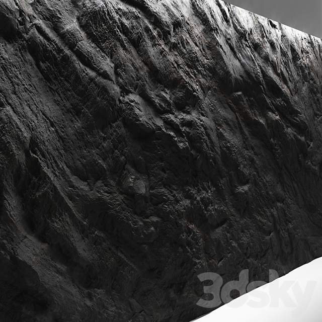 Rock wall 6 3DS Max Model - thumbnail 2