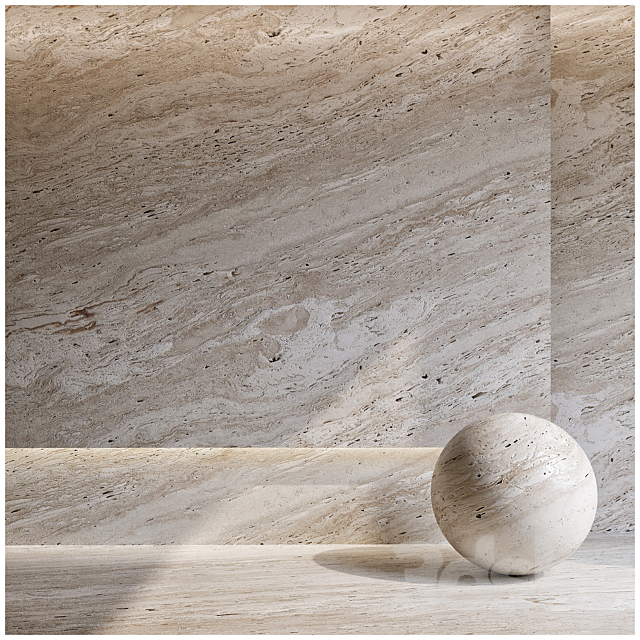 Santa Caterina Zena Travertine 3DSMax File - thumbnail 1