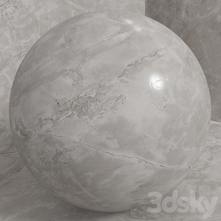 Seamless material – stone marble set 176 3DS Max - thumbnail 2