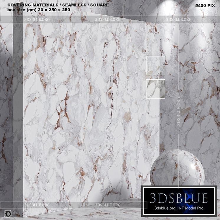 Seamless material – stone marble – set 181 3DS Max - thumbnail 3