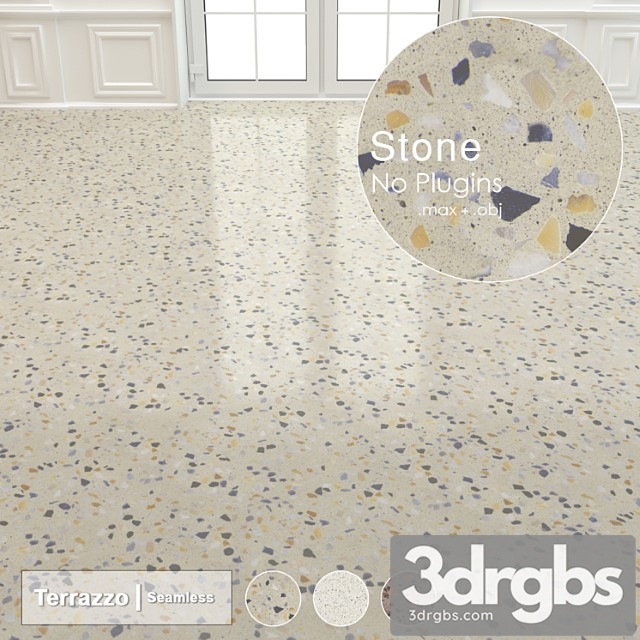 Seamless terrazzo stone 006 - thumbnail 1