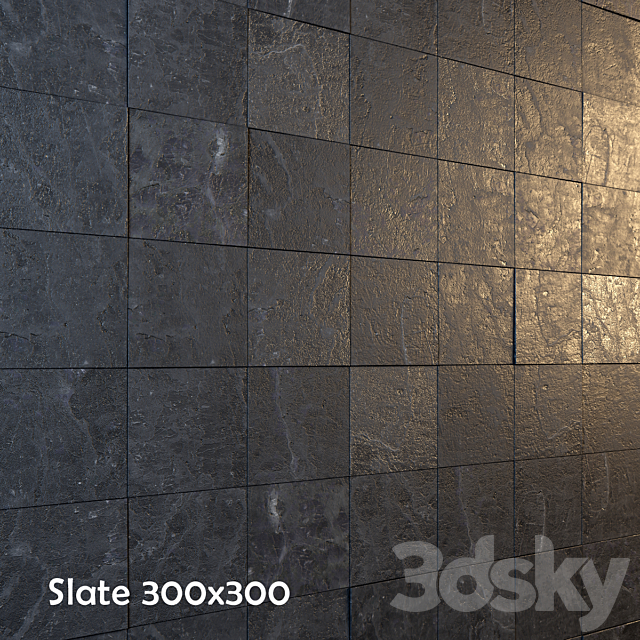 Slate black 3DSMax File - thumbnail 1