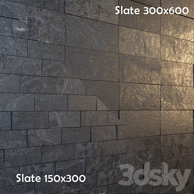 Slate black 3DSMax File - thumbnail 2