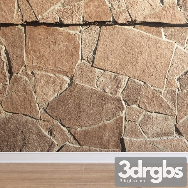 Stone cladding (stone 035) 3dsmax Download - thumbnail 1