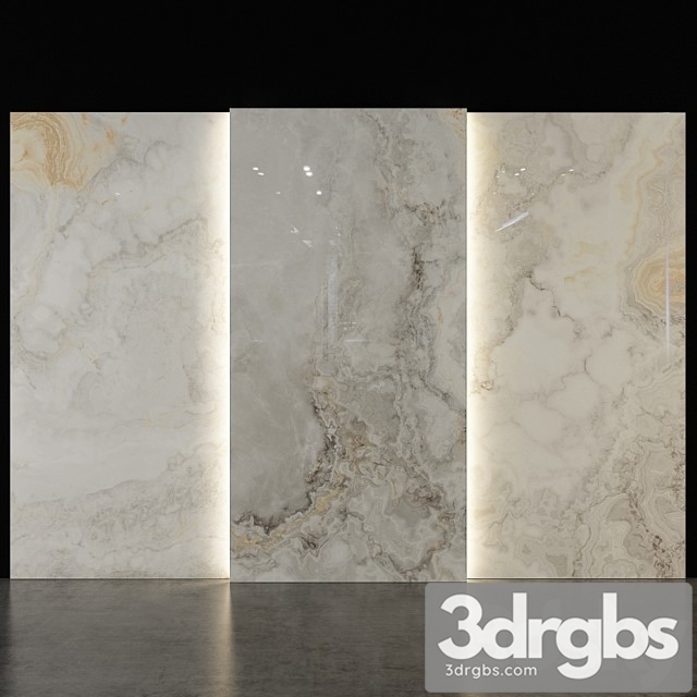 Stone marble set 98 3dsmax Download - thumbnail 1