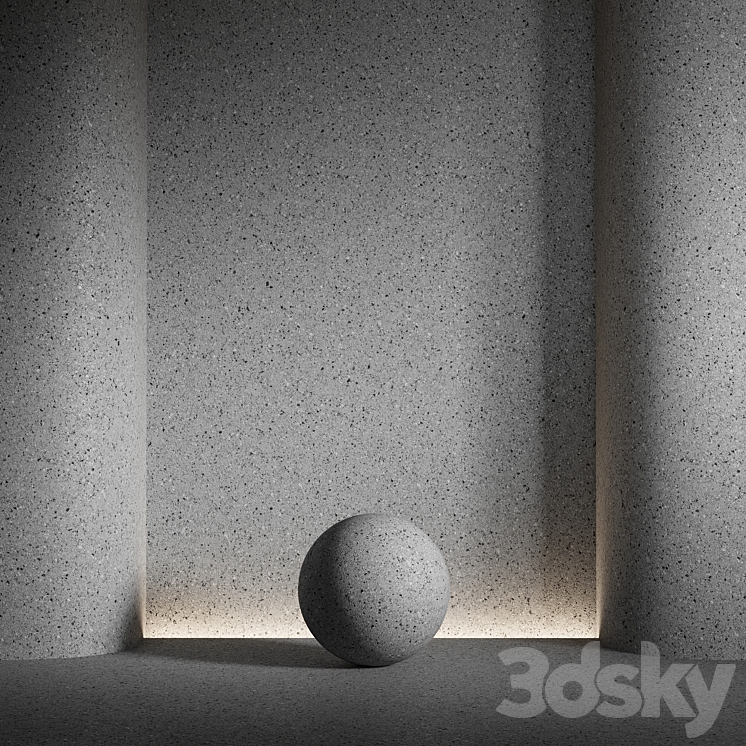 Stone material. 30 pbr seamless 3DS Max Model - thumbnail 2