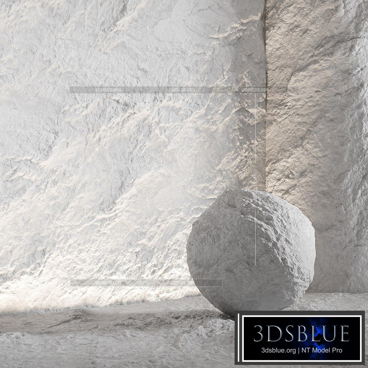 Stone material rock. 32 pbr seamless 3DS Max - thumbnail 3