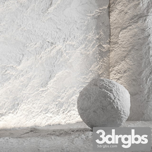 Stone material, rock. 32, pbr, seamless - thumbnail 1