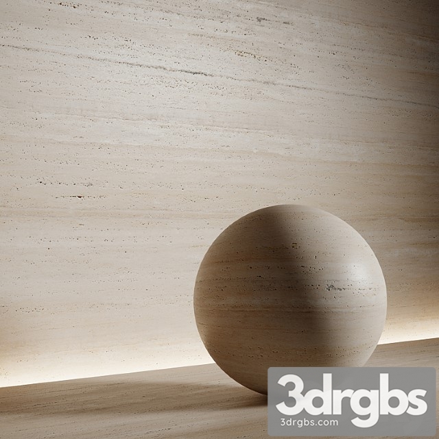 Stone Material Travertine 5 Pbr Seamless 3dsmax Download - thumbnail 1