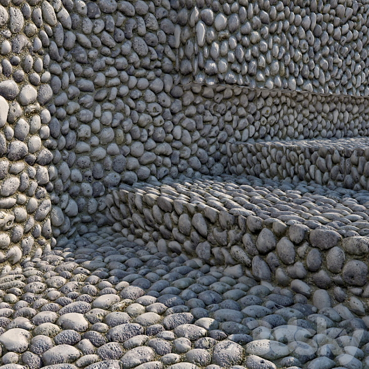 Stone "pebble" 3DS Max - thumbnail 1