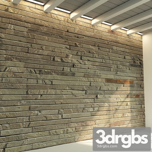 Stone wall 60 3dsmax Download - thumbnail 1