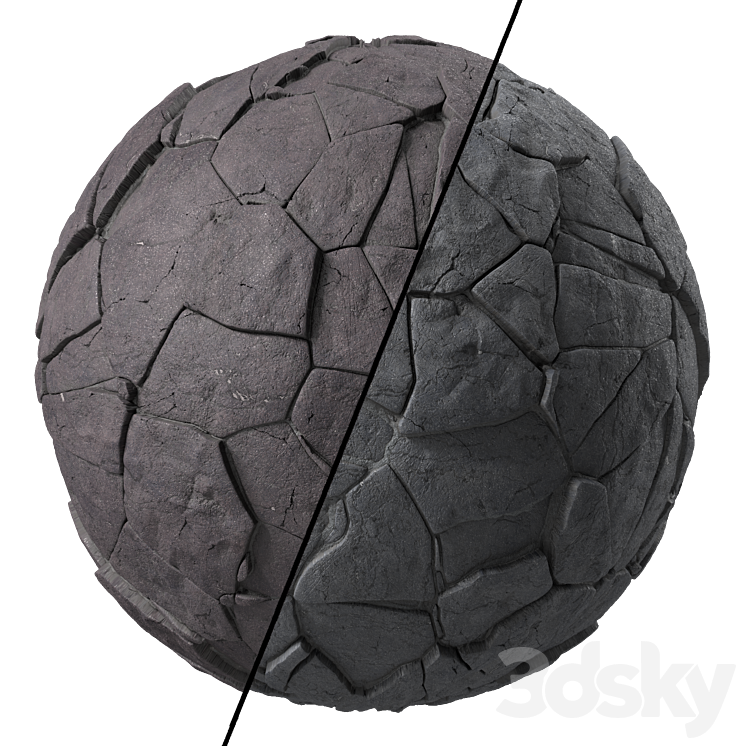 Stone Wall Materials 39- Stone walls|Sbsar Pbr 4k Seamless 3DS Max Model - thumbnail 1