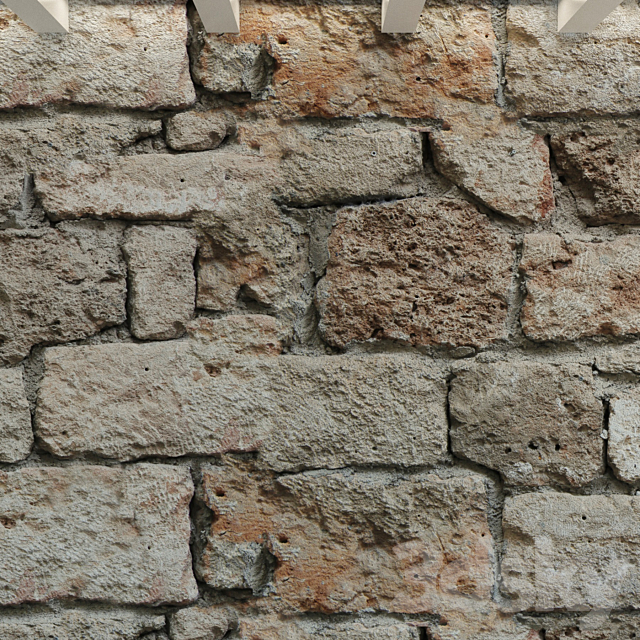 Stone wall. Stone block. 144 3DS Max Model - thumbnail 2