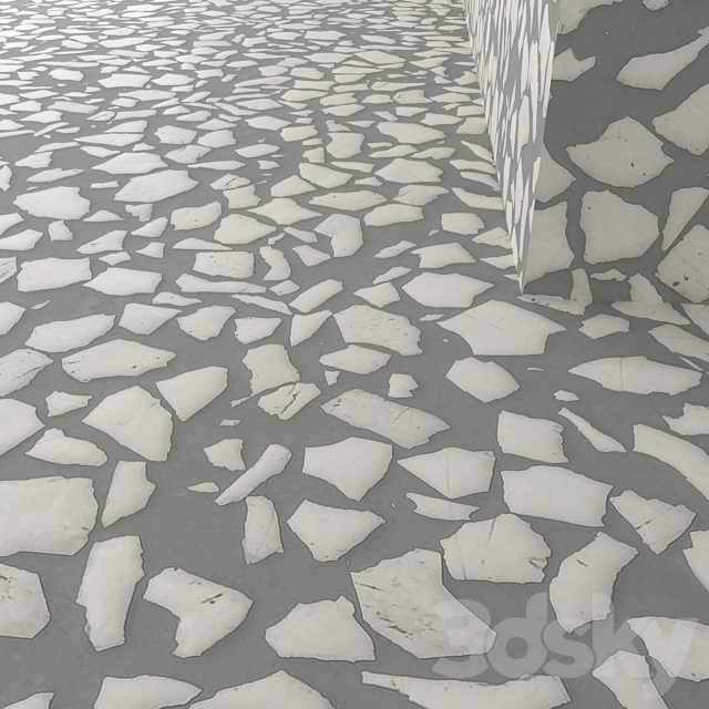 Terrazzo Artwork 3DS Max Model - thumbnail 2