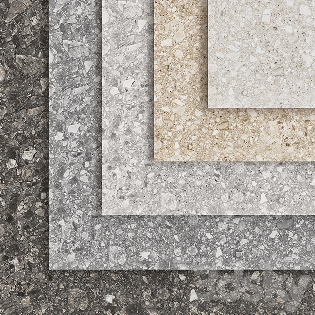 Terrazzo marble 6 3DSMax File - thumbnail 1