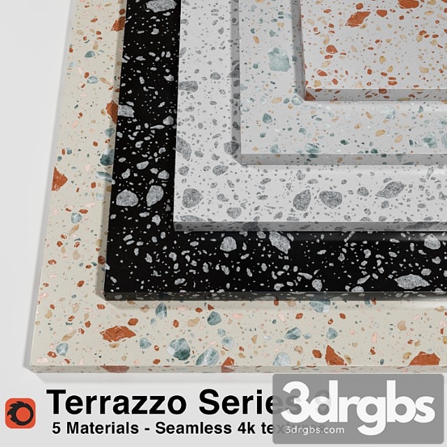 Terrazzo – series 9 (5 seamless materials) - thumbnail 1