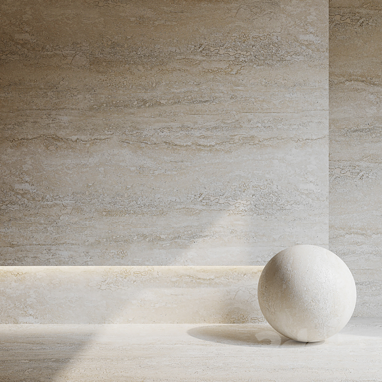 Travertine 6 3DS Max Model - thumbnail 1