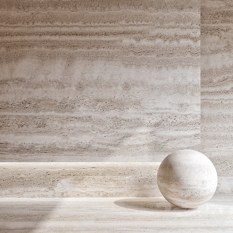 Travertine 7 3DS Max Model - thumbnail 1