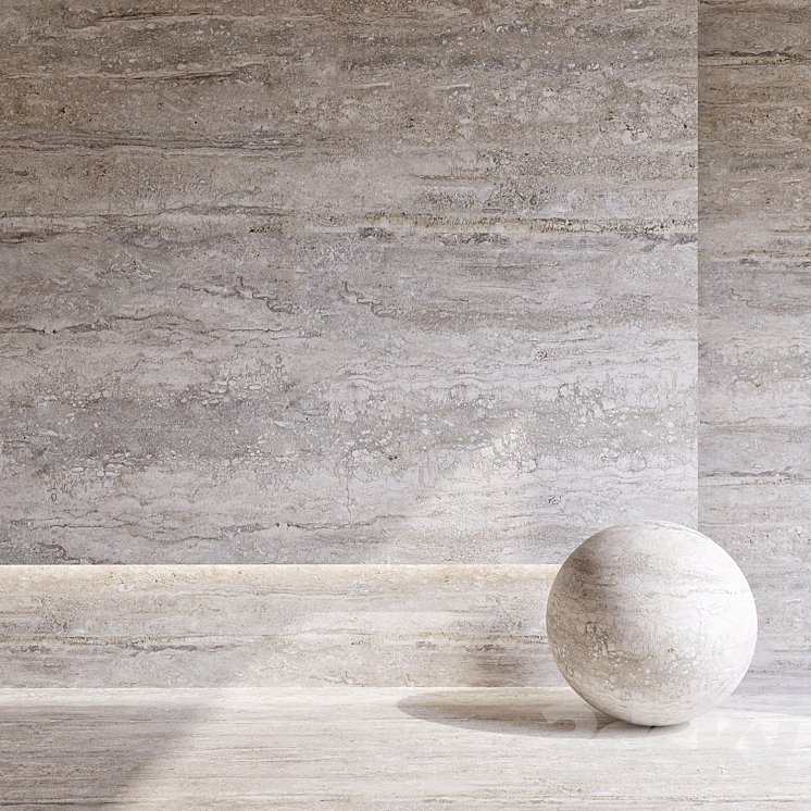 Travertine 8 3DS Max Model - thumbnail 1