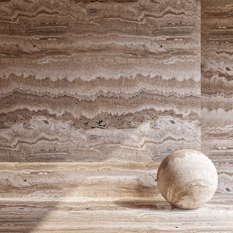 Travertine 8 3DS Max Model - thumbnail 2