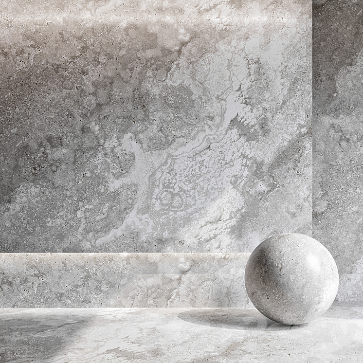 Travertine 9 3DS Max Model - thumbnail 1