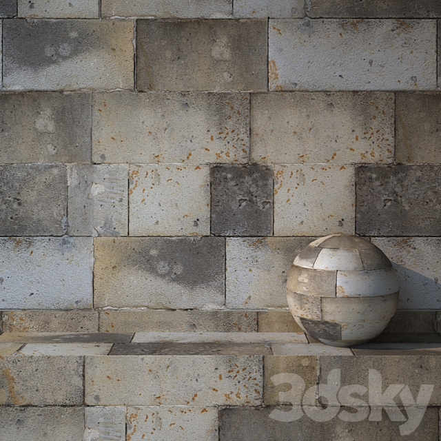 Travertine 94 3ds Max - thumbnail 1