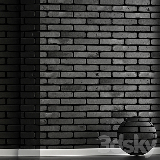 Wall decorative brick No. 6 3DSMax File - thumbnail 1