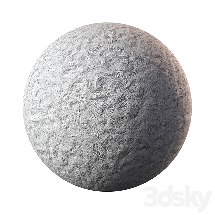 White plaster 05 3DS Max - thumbnail 1