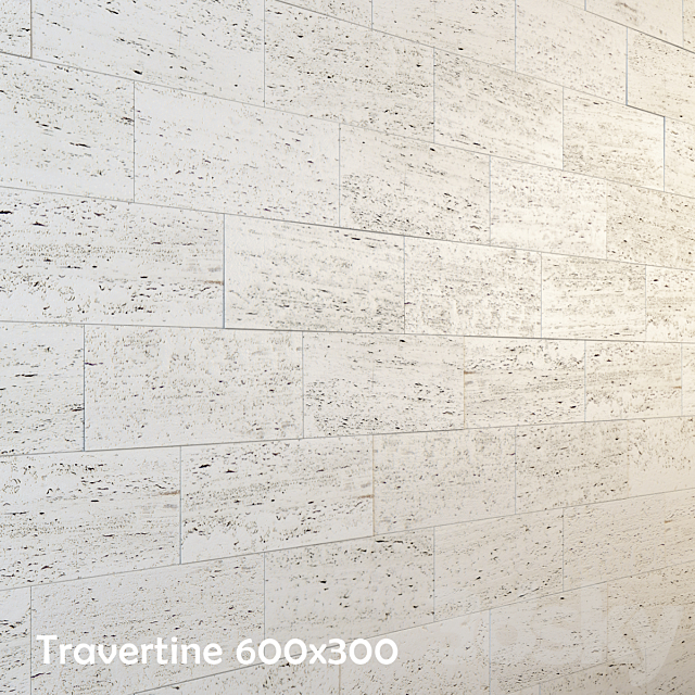 white Travertine 3DSMax File - thumbnail 1