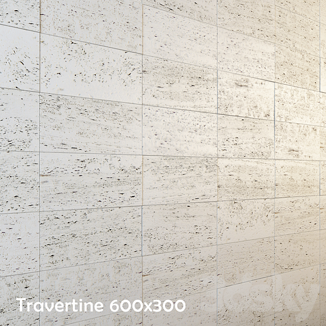 white Travertine 3DSMax File - thumbnail 2