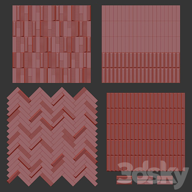 41zero42 Biscuit tile 3DSMax File - thumbnail 5