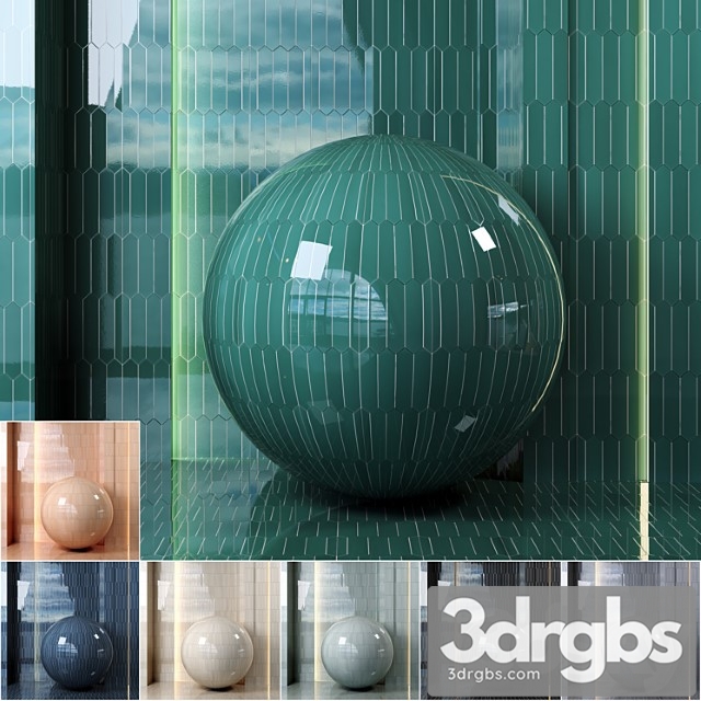 4k 7 Color Equipe Lanse Ceramics Set 01 Seamless 3dsmax Download - thumbnail 1