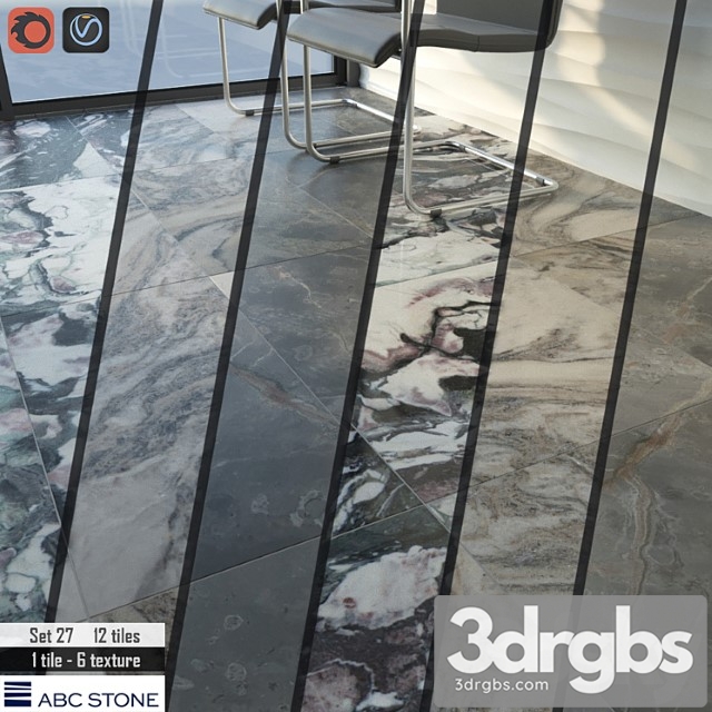 ABC Stone Set 27 3dsmax Download - thumbnail 1