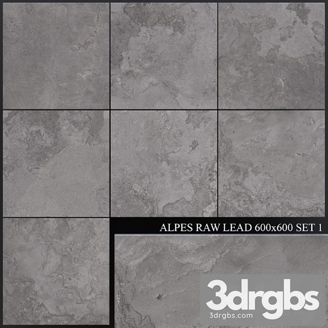 Abk Alpes Raw Lead 600×600 Set 1 3dsmax Download - thumbnail 1