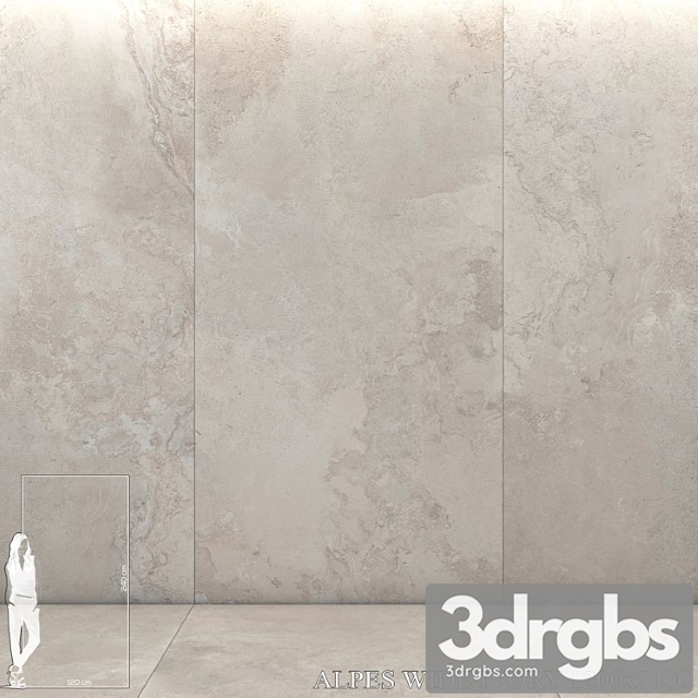 Abk alpes wide ivory 1200×2400 3dsmax Download - thumbnail 1