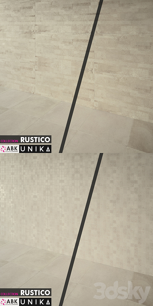 ABK COLLECTION RUSTICO UNIKA CREAM 3DSMax File - thumbnail 3