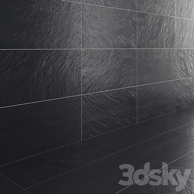 Ardesia Pietre Naturali High-tech black 3DS Max Model - thumbnail 2