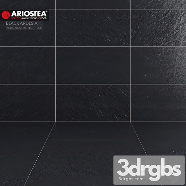 Ardesia pietre naturali high-tech black 3dsmax Download - thumbnail 1