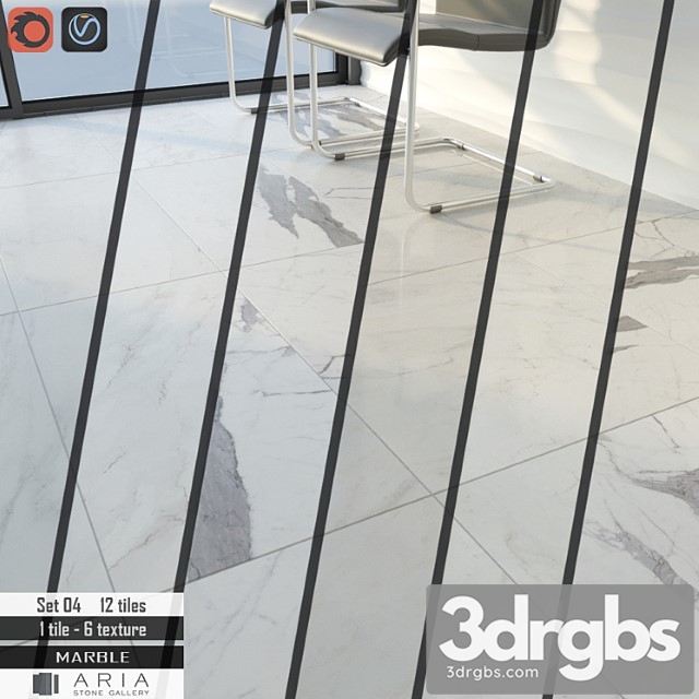 Aria stone gallery set 04 3dsmax Download - thumbnail 1