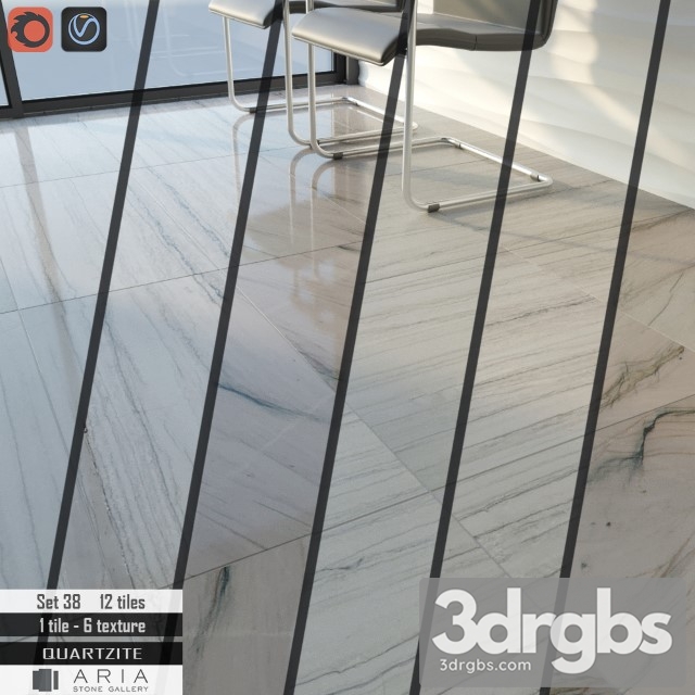 Aria Stone Gallery Set 38 3dsmax Download - thumbnail 1