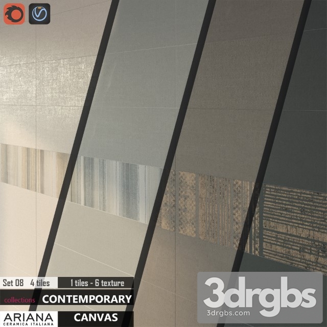 Ariana Canvas Set 08 3dsmax Download - thumbnail 1