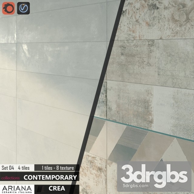 Ariana Crea Set 04 3dsmax Download - thumbnail 1